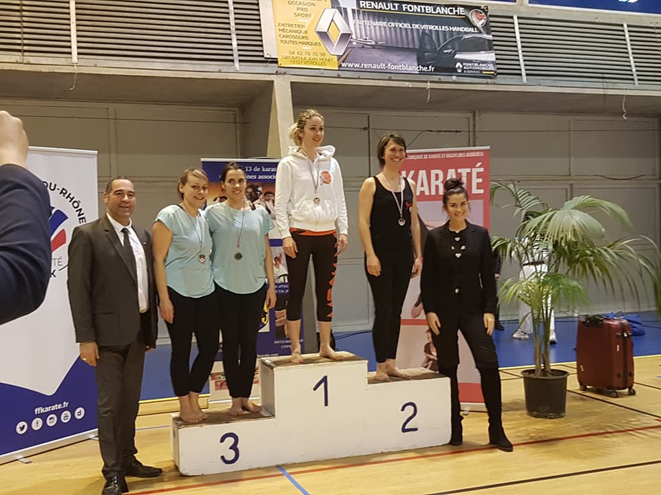 Médaille de bronze individuel cat Honneur 2 (Anaïs, Marjorie)